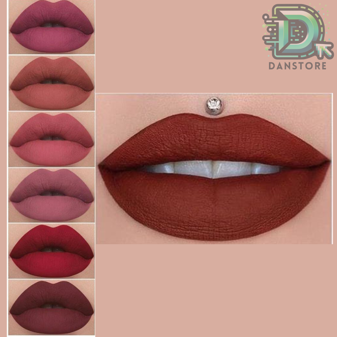 SETx6 Labiales (WATERPROOF+lip gloss)