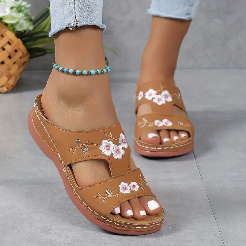 Sandalias FLOWER 100%cuero