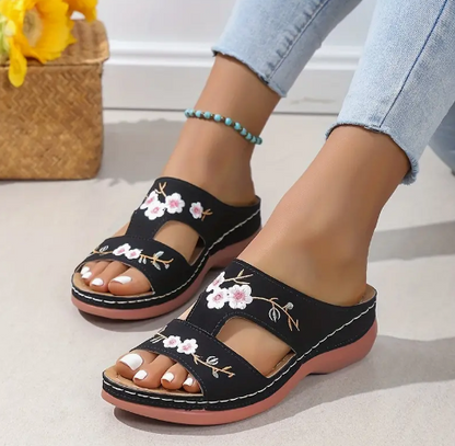 Sandalias FLOWER 100%cuero