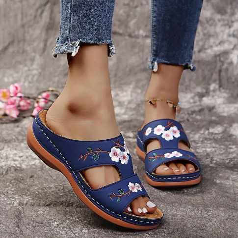 Sandalias FLOWER 100%cuero